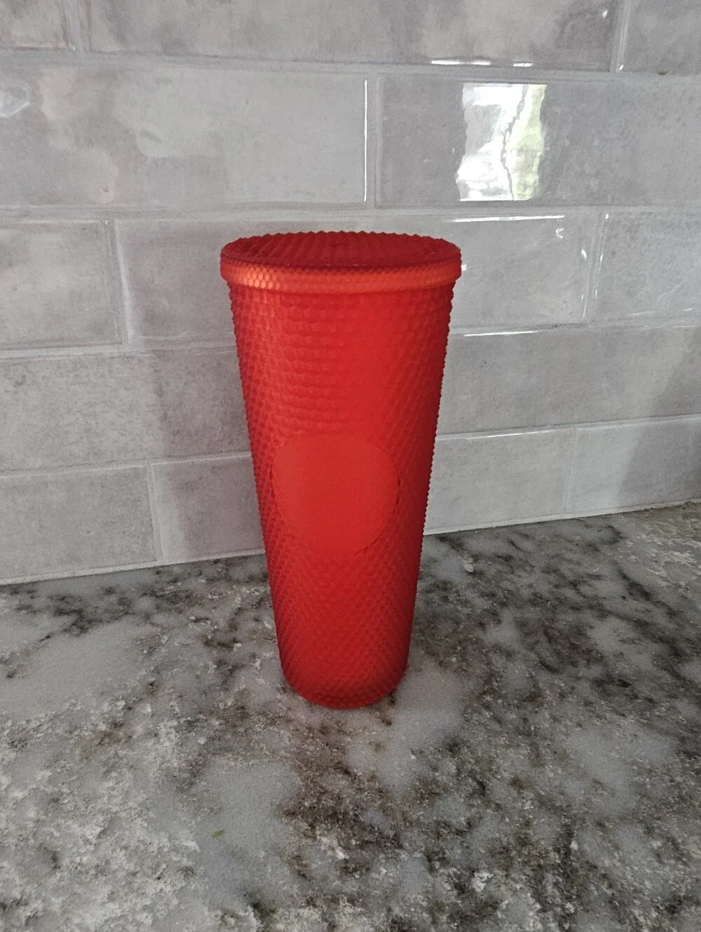 Starbucks Red Matte Studded Tumbler 2020 Venti 24oz Cold Cup NO STRAW
